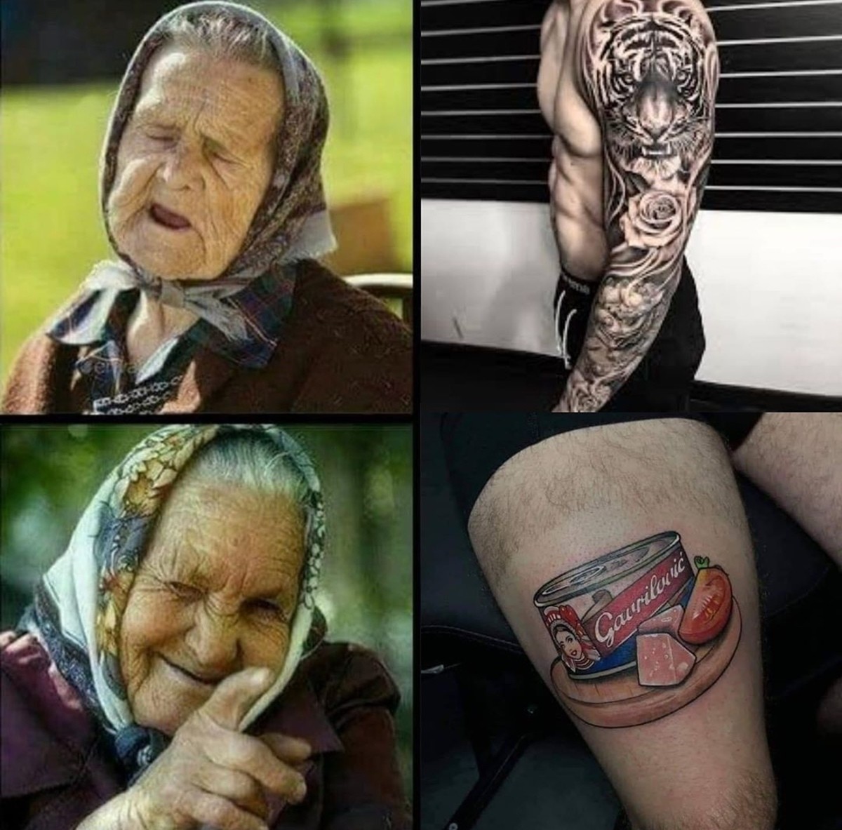 бабки с татуировками фото